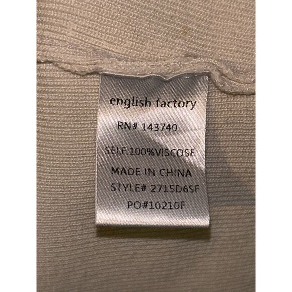 English Factory Academia Preppy Baddie Artsy Gray Open Back Suspender Dress - Picture 13 of 14